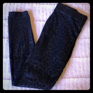 Leopard Black Leggings